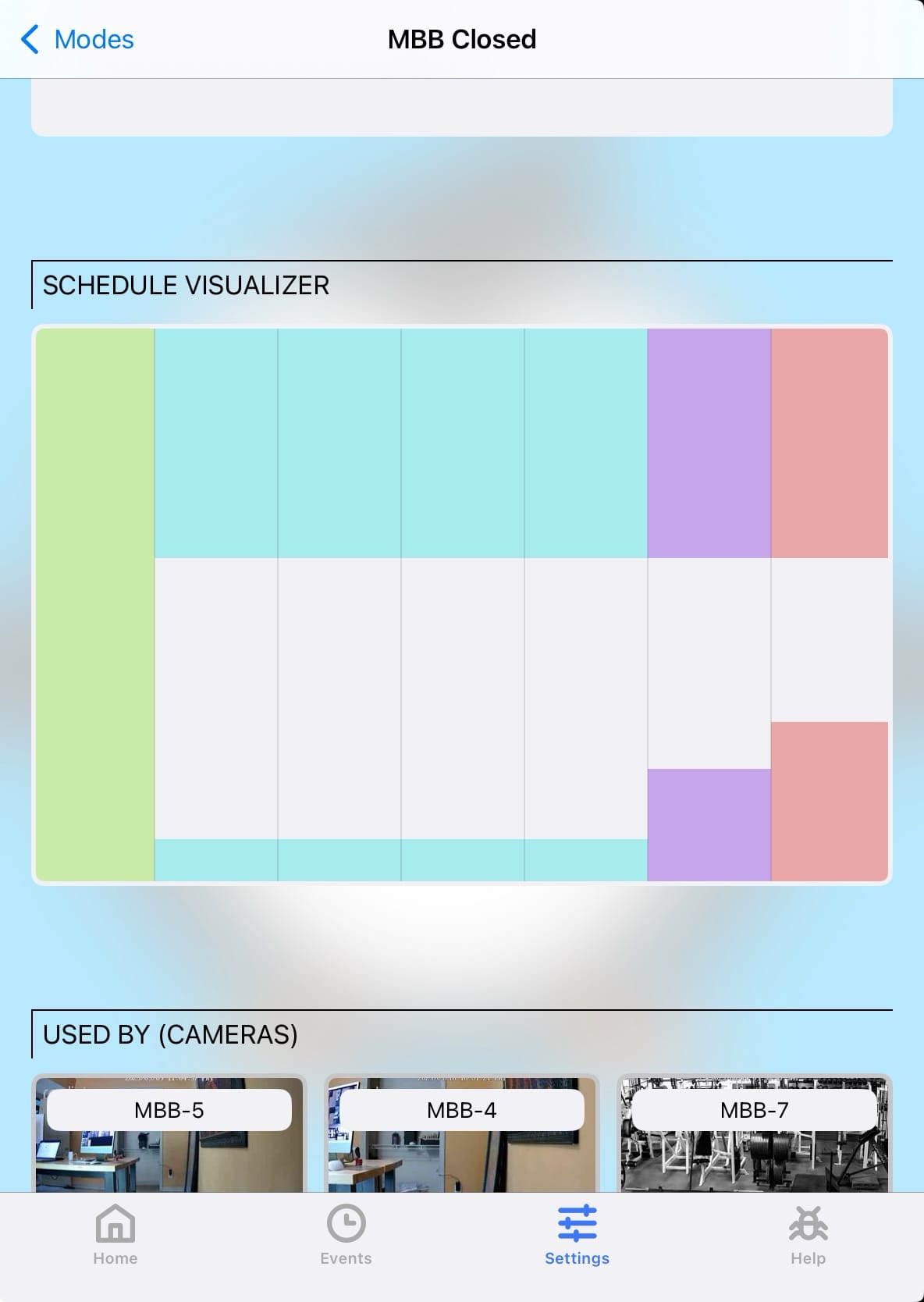 Mode Schedule Visualizer