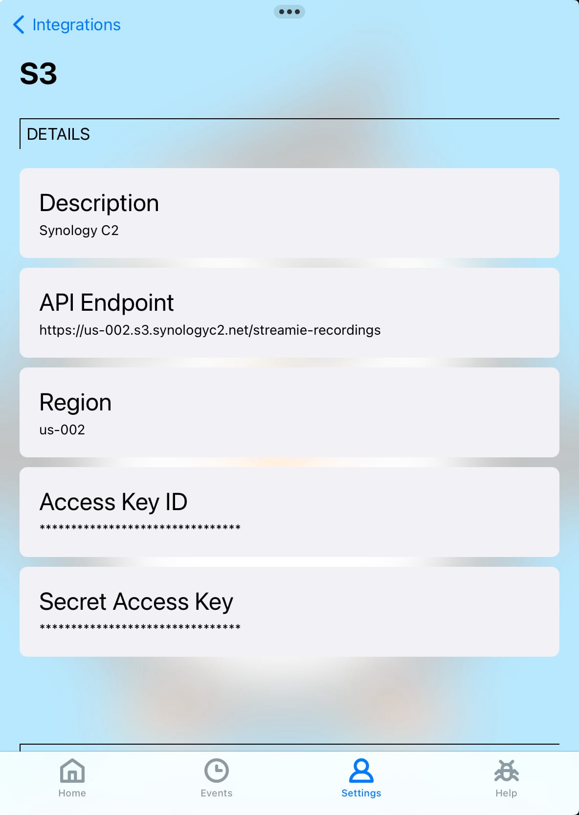 Settings-Integrations-S3-Config-SynologyC2