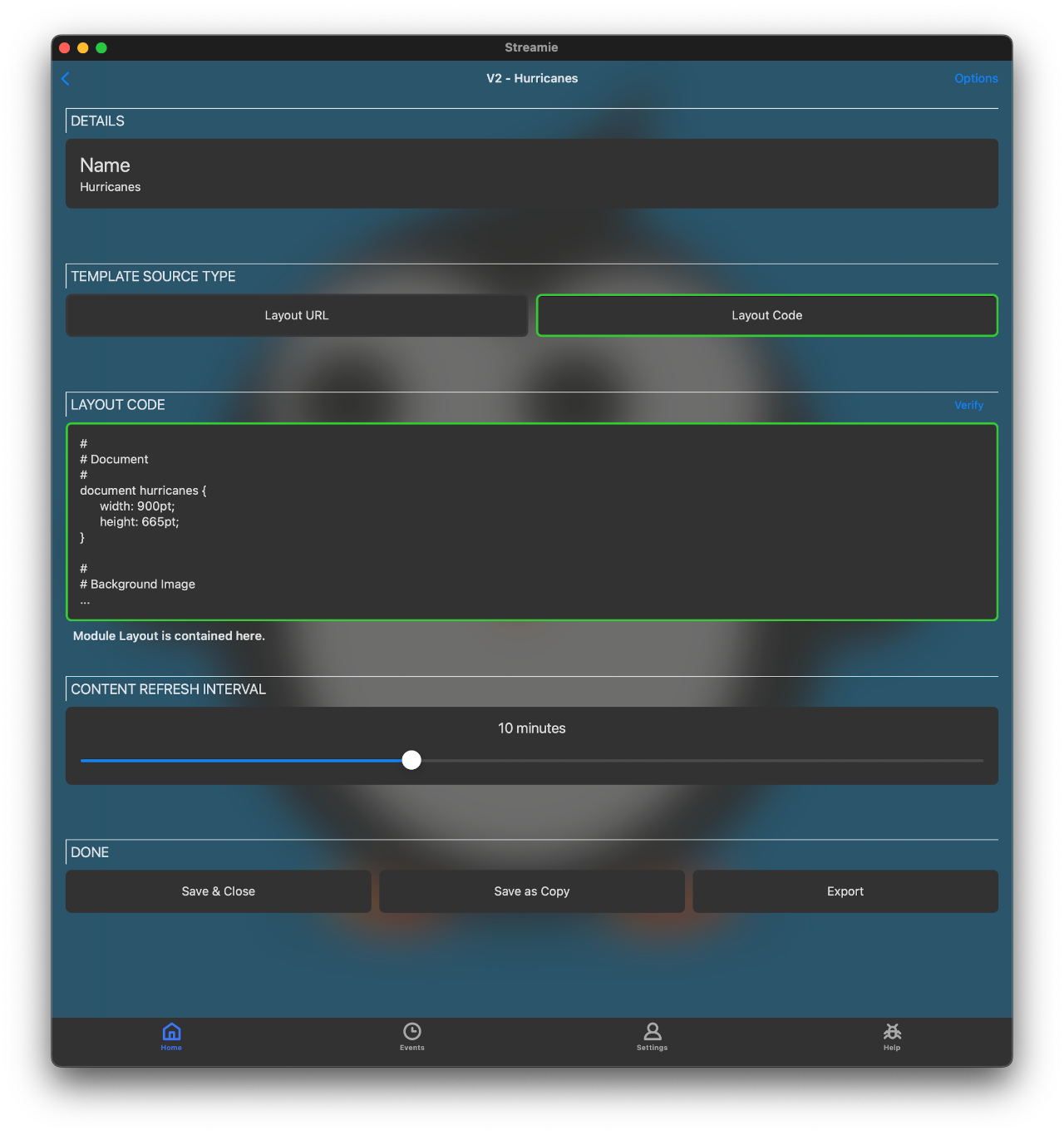 Configure Module